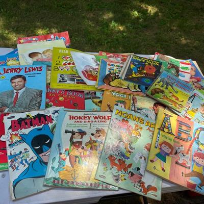 Vintage Coloring Books & Children’s Books