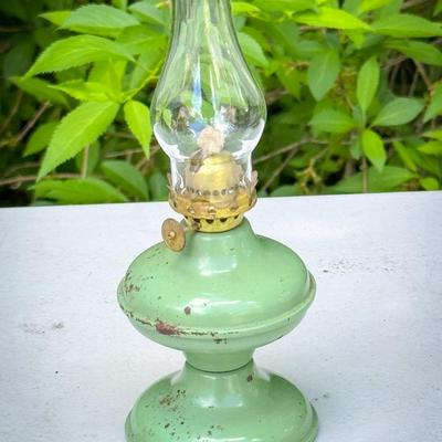Vintage Tiny Oil Lamp