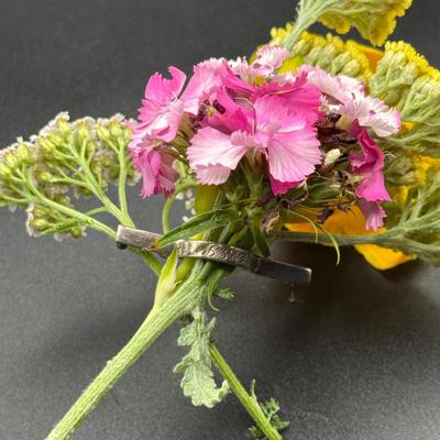 Sterling Silver Corsage Pin