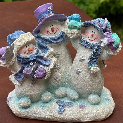 Adorable Snowman Figurine 