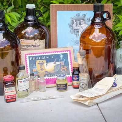 Vintage Pharmacy Supplies