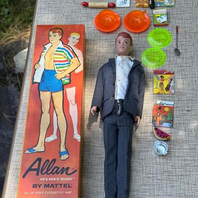 Mattel Barbie Vintage Allan Doll