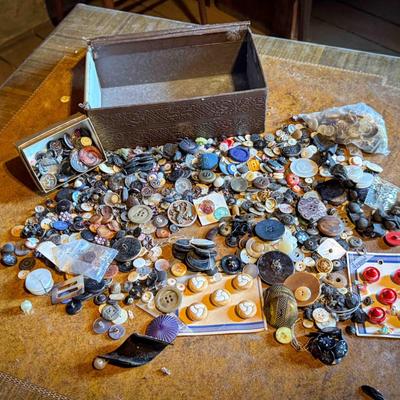 HUGE Vintage Button Collection