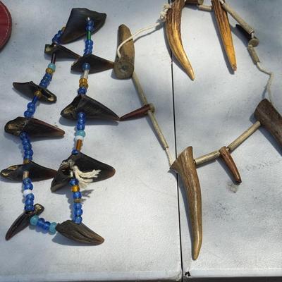 (2) Horn Necklaces 