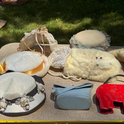 Vintage Hats & Purses