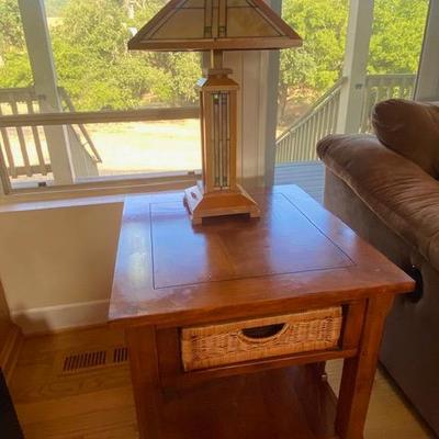 Sale Photo Thumbnail #10: 2 side table (matching coffee table not shown)