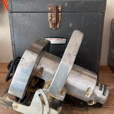Craftsman 7” Hand Saw With Metal Case