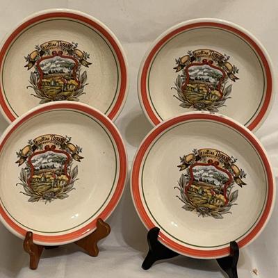 Set Of 4 Vintage Le Colline Toscane 
