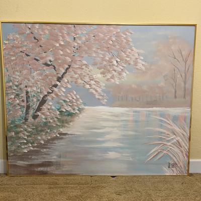 Large Textured Canvas Print By Lee Reynolds
