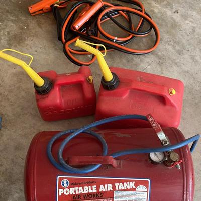 Portable Air Tank, Gas Cans & Jumper Cables