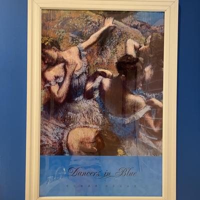 Framed Print “Dancers In Blue