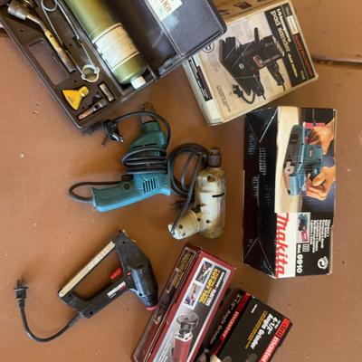 Variety of Corded Power Tools