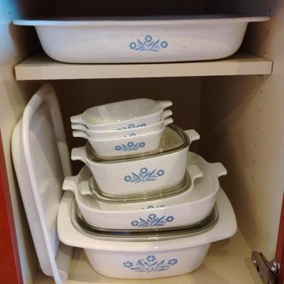 Blue Cornflower Corningware 