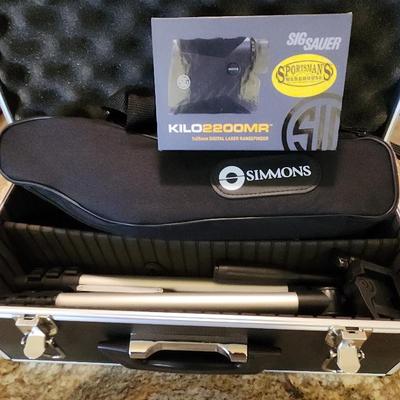 Digital Laser Rangefinder and Simmons Spotter