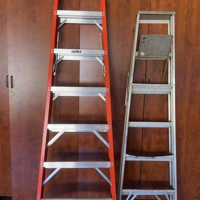 Werner 8ft Foldable Ladder with 6ft Aluminum Ladder