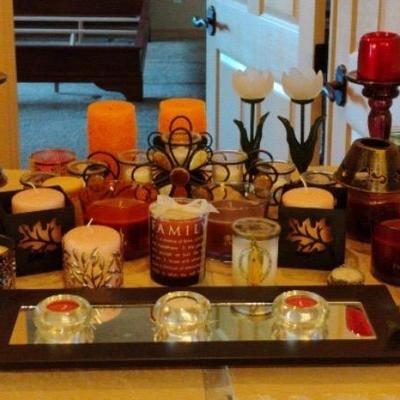 Large Mystery Lot of Candles