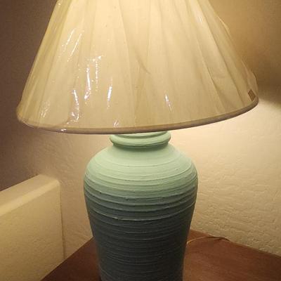 Elite Pottery Turquoise Lamp
