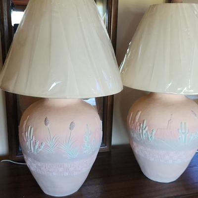Vintage Southwestern Large Lamps