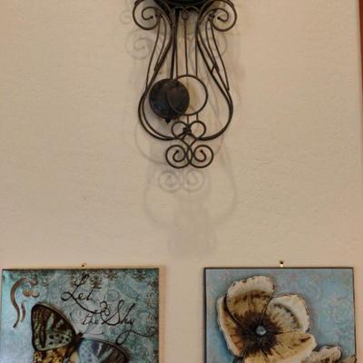 Timeless Beauties: Metal Wall Clock and Metal Art
