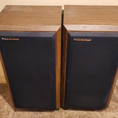 Cerwin Vega Walnut Speakers