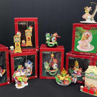 Adorable Collection Of Carlton Cards Christmas Ornaments Includes “Daughter 2002”