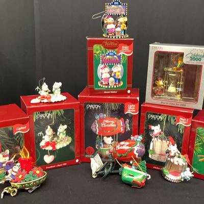Carlton Cards “Just in Time for 2000” Millennium Ornament & Animated Classics