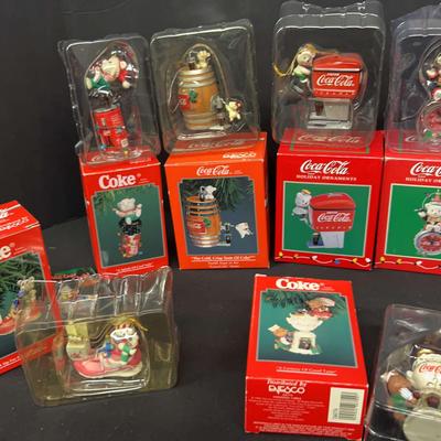 Coca-Cola Christmas Collection – Includes “The Cold, Crisp Taste of Coke” Barrel Ornament