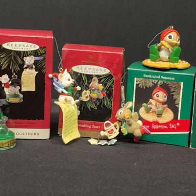Vintage Hallmark Mouse Ornaments – Featuring 1990 Mouseboat