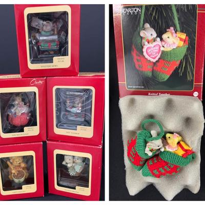 Christmas Ornaments From Heirloom Collection By Carlton 