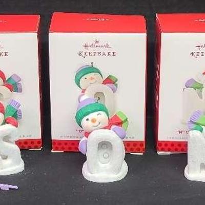 Hallmark Keepsake Ornaments Featuring “1999 Bear” and Snowbabies Series