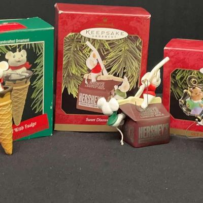 Hallmark & Hershey’s Ornament Collection Featuring “Cocoa & Hershey’s Syrup”