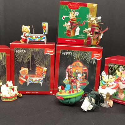 Carlton Cards “Brother Pinball 1995” Ornament & Holiday Motion Favorites
