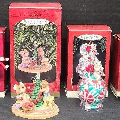 Hallmark Keepsake Ornaments – Featuring “The Perfect Tree” Decorating Scene