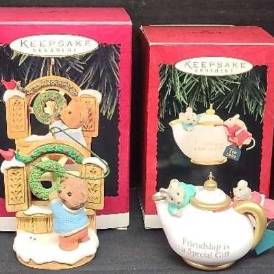 Hallmark Keepsake Ornaments – Featuring “Friendship Is a Special Gift” Teapot Ornament