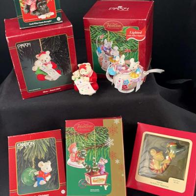 Carlton & Heirloom Ornament Group – Family Themes, Tea Party & Holiday Cheer