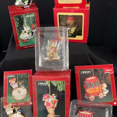 Christmas Ornaments From Carlton Cards Collection Featuring Brother From 1997