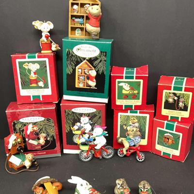 Hallmark Keepsake Ornaments – Popcorn Mouse & Animal Adventures