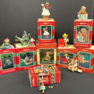 Enesco Treasury Of Christmas Ornaments – Original Boxes Included