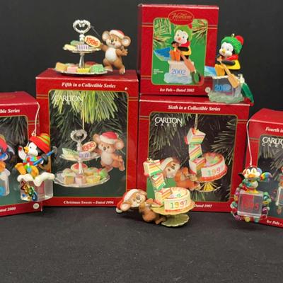 Carlton Cards Heirloom Christmas Ornaments Dated From 1995–2002