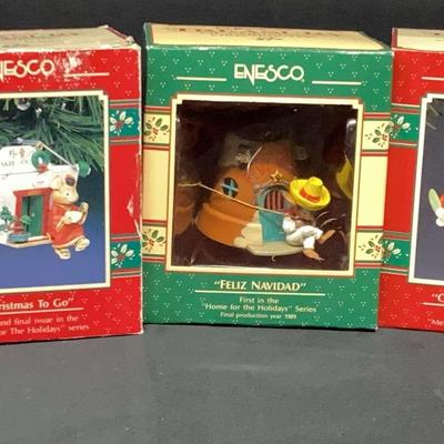 Enesco Collectible Ornaments Featuring “Formula For Love” And “Feliz Navidad”