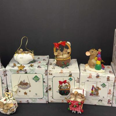 Christmas Ornaments Charming Tails By Enesco – Original Boxes Included
