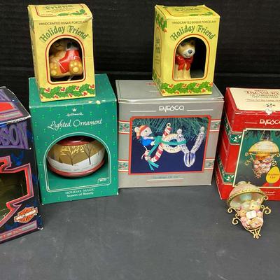 Charming Christmas Ornaments– Enesco, Hallmark, Harley Davidson & More!