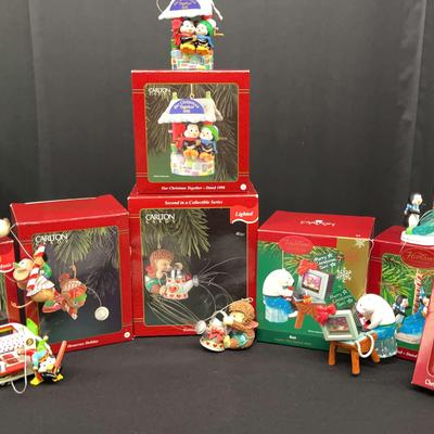 Carlton Cards Holiday Ornaments Featuring "Our Christmas Together-1998"