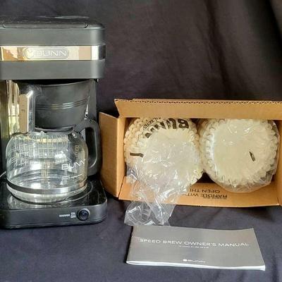 Bunn Speed Brew Coffee Maker with Filters & Manual