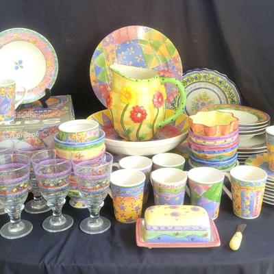 The Sweet Shoppe, Pier 1, and Pfaltzgraff Colorful Dishware Collection