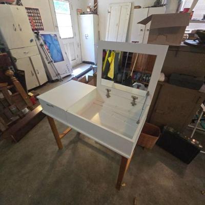 Sale Photo Thumbnail #79: Jewelry and Makeup table 