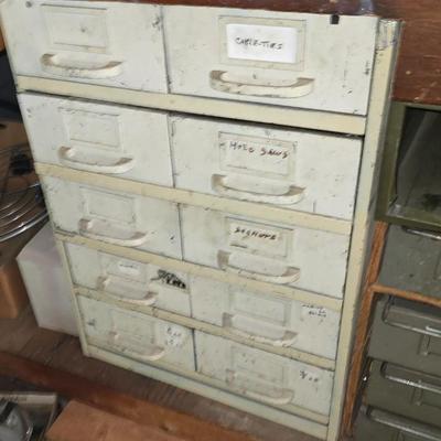 Sale Photo Thumbnail #43: Metal parts cabinet