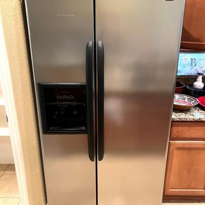 Sale Photo Thumbnail #62: Clean older Kenmore Coldspot side by side refrigerator