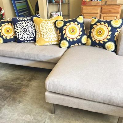 Sale Photo Thumbnail #10: West Elm sectional sofa
