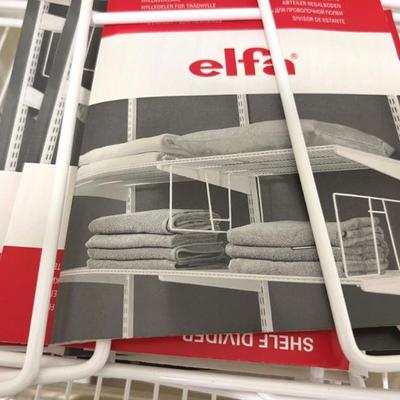 Sale Photo Thumbnail #55: Elfa shelf dividers